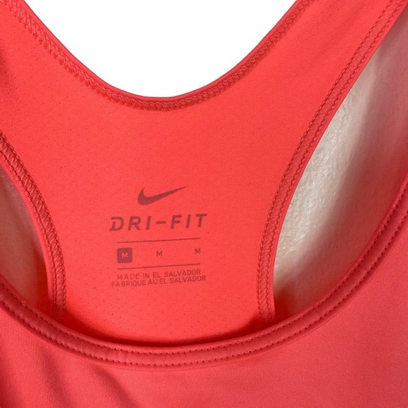 Nike Athletic Tank Top Womens Racerback Stretch Pink Medium - Picture 3 of 7